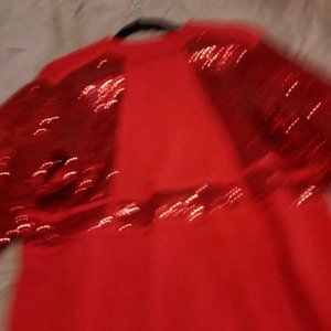 Beautiful Red dress with sequins